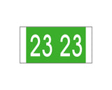 COL'R'TAB® Compatible Color Code Label Year "23", 1-1/2" x 3/4", Green, Mylar, 500 Per Roll |  CT-23