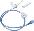 DEROYAL CT TRANSFER SET WITH SWABBABLE VALVE (PACKAGING - CASE OF 100)