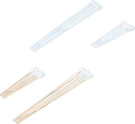 DEROYAL COTTON TIPPED APPLICATORS 3” WOOD (PACKAGING - CASE)