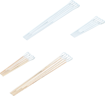 DEROYAL COTTON TIPPED APPLICATORS 6” PLASTIC (PACKAGING - CASE)