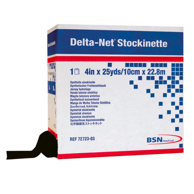 Delta-Net Black Stockinette