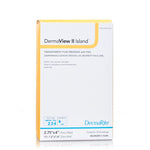 DermaView II Island Transparent Film Wound Dressing with Non-Adherent, Absorbent Pad (Size 6" x 6")