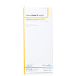 DermaView II Island Transparent Film Wound Dressing with Non-Adherent, Absorbent Pad (Size 6" x 6")
