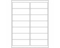 PDC Label Laser Paper Permanent 2 4"x1 7/16" White 14 per Sheet, 100 Sheets per Box | DPSL17-4