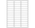 PDC Label Laser Paper Permanent 2-5/8"x3/4" White 42 per Sheet, 250 Sheets per Box |  DPSL34-258