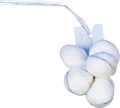 DEROYAL SINGLE-STRUNG TONSIL SPONGES (PACKAGING - 5/PACK, 100 PACKS PER CASE)