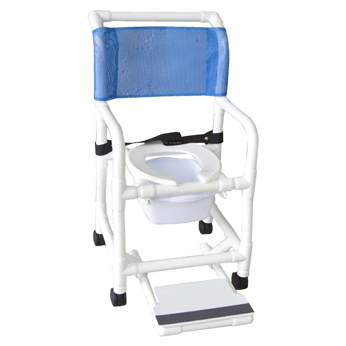 Shower/Commode Chair - Pail & Swing Away Arms