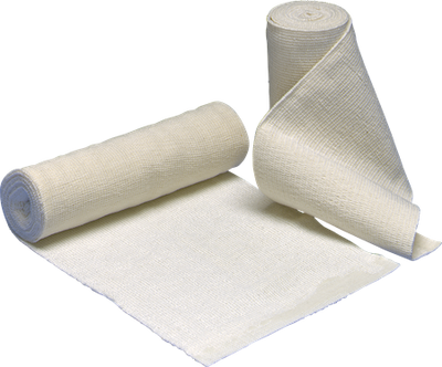 DEROYAL STERILE ELASTIC BANDAGES HOOK-AND-LOOP TAN (20/CS) (PACKAGING - CASE) (SIZE - 6” x 10 Yds.)