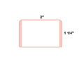 PDC Direct Thermal Label, Epic Compatible, Paper, 2" x 1-1/4", Pink Border, 3/4" Core, 250 per roll, 8 per box | EPCDT-PNKB-MINI
