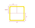 PDC Direct Thermal Label, Epic Compatible, Paper, 2" x 1-15/16", Yellow Border, 3/4" Core, 225 per roll | EPCTT-BKR-WYMNI