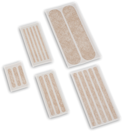 DEROYAL EPISEAL® WOUND CLOSURE STRIPS (SIZE - 1” x 5”) (STRIPS/PKG - 4) (PACKAGING - 25 PACKS PER BOX 4 BOXS PER CASE)