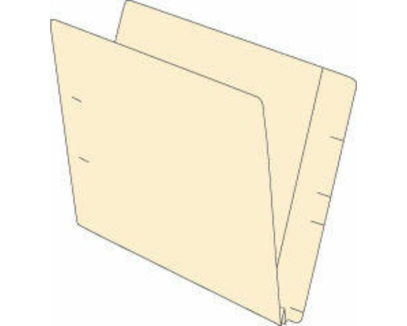 Filepro® End Tab Folder No Fas 14pt Manila 2" "V" Style Expansion 12-1/4"x9-1/2" 2ply 250 per Case | ETF81B
