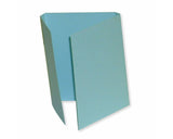 File Folder Double Fold | for Prescriptions Cardboard 5 1/2" x 13" Blue 100 per Package | F3BB