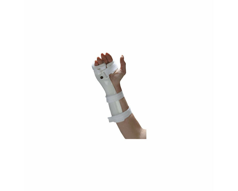 Fracture Brace Boxer Splint Extended, Right White Polyethylene Large 1 per Each | FB-EBSRT00L