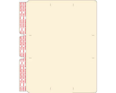 Fileback No Fastener No Tab Sige Hing 11pt Manila 8-1/2"x11" 250 per Case | FB6B