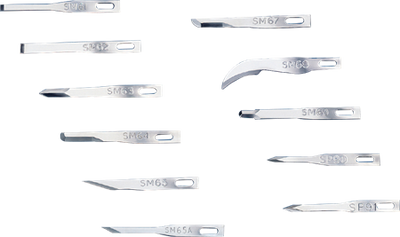DEROYAL SWANN-MORTON® FINE SCALPEL BLADES (PACKAGING - CASE OF 100)