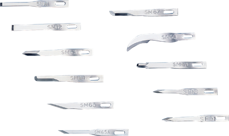 DEROYAL SWANN-MORTON® FINE SCALPEL BLADES (PACKAGING - CASE OF 100)