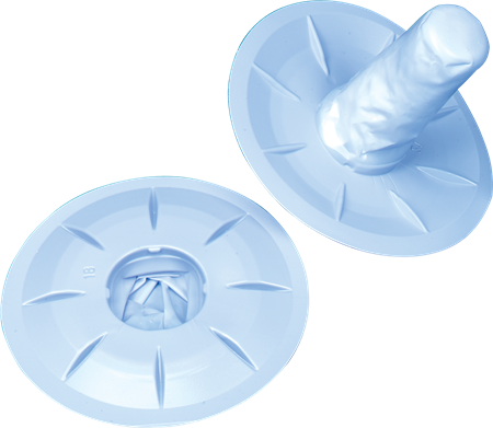 DEROYAL SURGICLICK® FLEXIBLE LIGHT HANDLE COVERS (SNAP-ON) (PACKAGING - CASE) (COLOR - BLUE)