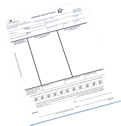 DEROYAL DEROYAL FOOTPRINTER ID FORM (PACKAGING - CASE 50 PAD)