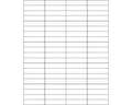 PDC Chart Labels Laser Paper Portrait 2x1/2 White - 80 per Sheet, 100 Sheets per Pack | GLLS122