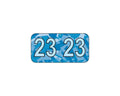 Colwell Compatible Color Code Label Year "23", 1-1/2" x 3/4", Blue, Mylar, 500 Per Roll | HOLB-23