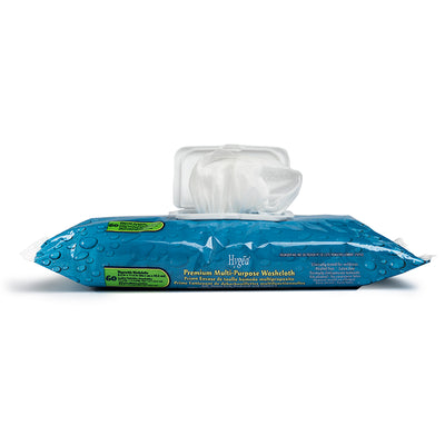 Hygea Cleansing Washcloths - Case of 6 Packs of 60