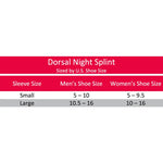 DNS Dorsal Night Splint