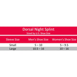 DNS Dorsal Night Splint
