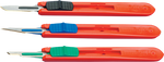 DEROYAL DISPOSABLE SAFETY SCALPELS WITH RETRACTABLE BLADES (PACKAGING - CASE OF 50)