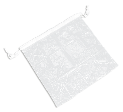 Deroyal Isolation Bag, Clear, 20” x 20” (Packaging - Case of 40)