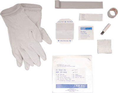 DEROYAL I.V. START KITS (PEEL POUCH PKG) (PACKAGING - CASE 50)