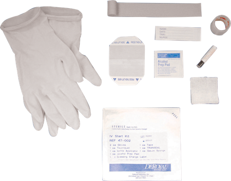 DEROYAL I.V. START KITS (PEEL POUCH PKG) (PACKAGING - CASE 50)