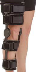 DEROYAL SLIMLINE II KNEE BRACE (PACKAGING - EACH) (LENGTH ADJUSTMENT - 23” - 17”)