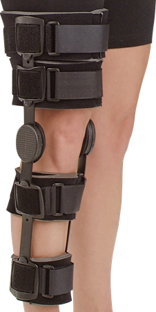 DEROYAL SLIMLINE II KNEE BRACE (PACKAGING - EACH) (LENGTH ADJUSTMENT - 23” - 17”)