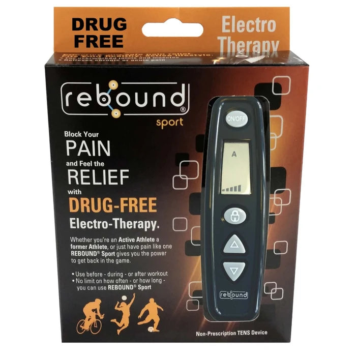 REBOUND Non-Prescription TENS - Refill Kit, 6 Electrodes, 1 Leadwire Pair