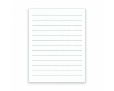PDC Laser Cryo Label 1-1/2" x 3/4", 60 per Sheet, 100 Sheets per Box | LASCR2