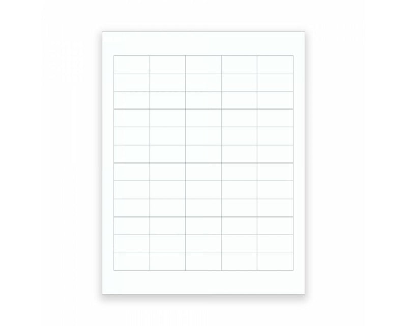 PDC Laser Cryo Label 1-1/2" x 3/4", 60 per Sheet, 100 Sheets per Box | LASCR2