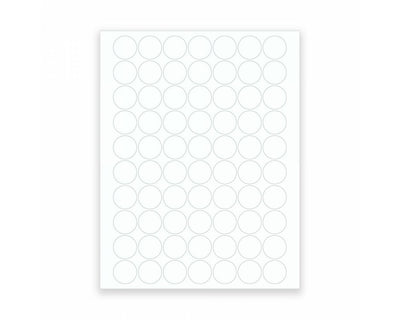 PDC Laser Cryo Label 1" Circle 70 per Sheet, 100 Sheets per Box | LASCR4