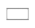 PDC Label Direct Thermal Synthetic Permanent 3/4" Core 2"x1" White 350 per Roll, 36 Rolls per Case | LDQLP222
