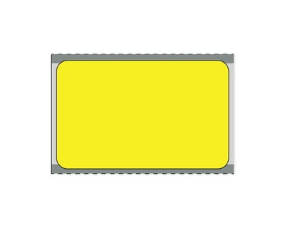 PDC Label Direct Thermal Paper Permanent 3/4" Core 2"x1 1/4" Yellow 280 per Roll, 36 Rolls per Case | LDQLPY320