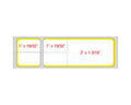 PDC Label Misys/Sunquest Direct Thermal Paper Permanent 3" Core 4 1/8"x1 3/16" Yellow 4300 per Roll, 2 Rolls per Case | LDWHP129