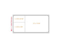 PDC Label Misys/Sunquest Direct Thermal Paper Permanent 3" Core 3 1/16"x1 7/16" White 1200 per Roll, 5 Rolls per Case | LDWHP134