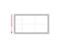 PDC Label Direct Thermal Paper Permanent 3" Core 4 1/2"x2 3/8" White 2200 per Roll, 2 Rolls per Case | LDWHP136