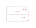 PDC Label Cerner Direct Thermal Paper Permanent 3" Core 4"x2 3/4 " White 2000 per Roll | LDWHP553
