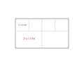 PDC Label Meditech Direct Thermal Paper Permanent 3" Core 3 3/8"x5 1/4" White 1000 per Roll, 2 Rolls per Case | LDWHP125