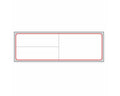 PDC Label Meditech Direct Thermal Paper Extra Permanent 3" Core 4"x1 1/4" White with Red 3600 per Roll | LDWXP67