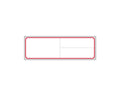 PDC Label Meditech Direct Thermal IR Paper Permanent 3" Core 4"x1 1/4" White with Red 3600 per Roll | LMEDR91