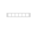 PDC Slide Label Dot Matrix Paper Permanent 15/16" X 15/16" White, 25000 per Case | LMIC157