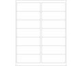 PDC Chart Labels Laser Portrait 4x1 4/9 White - 14 per Sheet, 100 Sheets per Pack | LS174