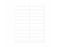 PDC Chart Labels Laser Portrait, Premium 4 1/4x1 White - 20 Labels per Sheet, 4 Pks of 250 Sheets per Case | LSAXB14